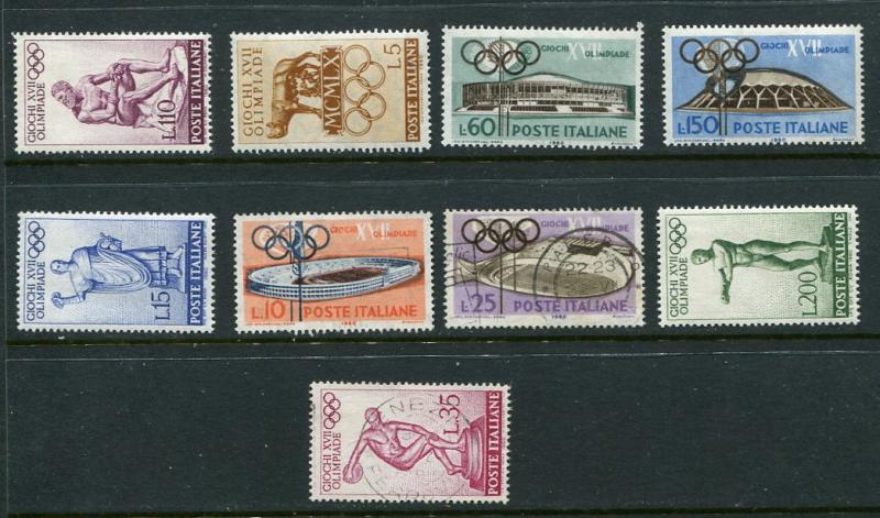 Italy #799-807 Mint/Used (Box1)