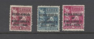 Samoa Scott 163-165 mint