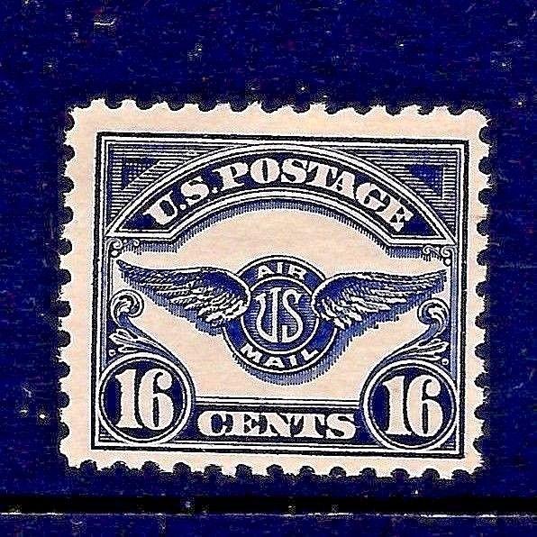 US #C5 ~ 2nd Issue Airmail ~ 1923 Blue Official Emblem ~ MNH OG [Mf =SS]. 