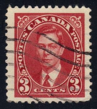 Canada #233 King George VI; Used at Wholesale