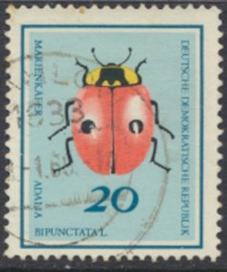 German Democratic Republic  SC# 1050  Used Beetle    see details and scans 