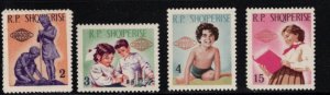 Albania 1965 Sc 823-7 MNH perforate International Childrens Day