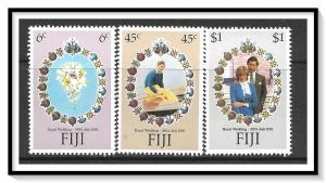 Fiji #442-444 Royal Wedding Set MNH