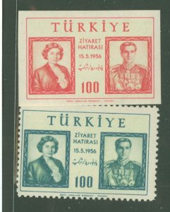 Turkey #1208-9 Mint (NH) Single (Complete Set)