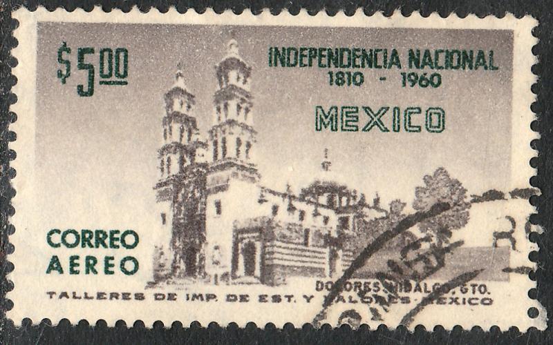 MEXICO C252, $5P Sesquicent Mexican Independence. Used (1130)