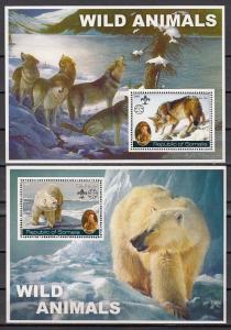 Somalia, 2002 Cinderella issue. Wild Animals on 2 s/sheets. Scout Founder.