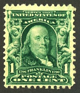 U.S. #300 MINT OG NH SML CREASE