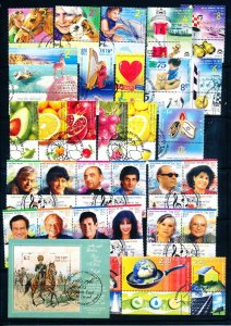 ISRAEL 2009  COMPLETE YEAR SET WITH S/SHEETS MNH WITH 1st DAY POST MARKS 