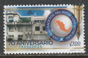 MEXICO NEW ISSUE 2025, NATL. ASSN. OF NOTARY PUBLICS. MINT, NH. VF.