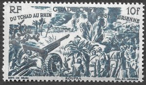 Doyle's_Stamps: French Guadeloupe 1946 Chad to Rhine Set #C4** to #C9**