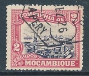 Mozambique Company #144 Used 2e View of Beira Rose & Violet