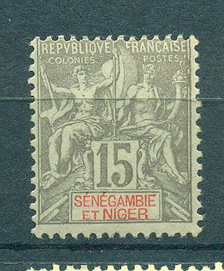 Senegambia & Niger sc# 6 mh cat value $14.50