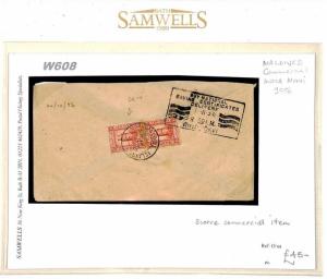 W608 MALDIVE ISLANDS India Maritime Mail 1956 Commercial Cover {samwells-covers}