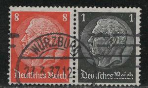 Germany Scott # 420, 415, used, se-tenant, Mi # W64
