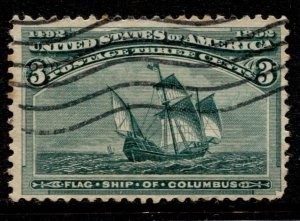 US Stamps #232 USED COLOMBIAN ISSUE