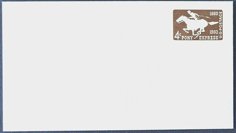1960 US Sc. #U543 stamped envelope 4 cent mint entire, very good shape