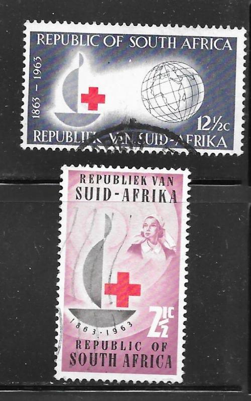South Africa 285-286: Red Cross and Nurse, used, VF