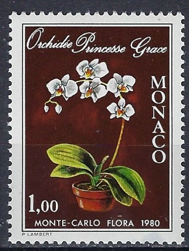 Monaco 1190 MNH 1979 Orchids (ak2628)