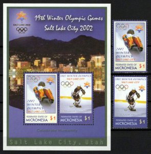 Micronesia 486-487a MNH Olympics Sports Games Ice Hockey ZAYIX 0224M0279