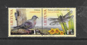BIRDS - LITHUANIA #925a MNH