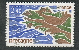France #1510 used single