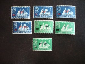 Stamps - St Pierre Miquelon - Scott# 314-320 - Mint Hinged Part Set of 7 Stamps