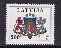 Latvia   #377A  MNH  1994    200s  Arms  National arms