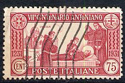 Italy Scott # 263, used