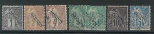 55042 - FRENCH COLONIES: REUNION - STAMPS:  LOT of EARLY  USED STAMPS  - NICE!