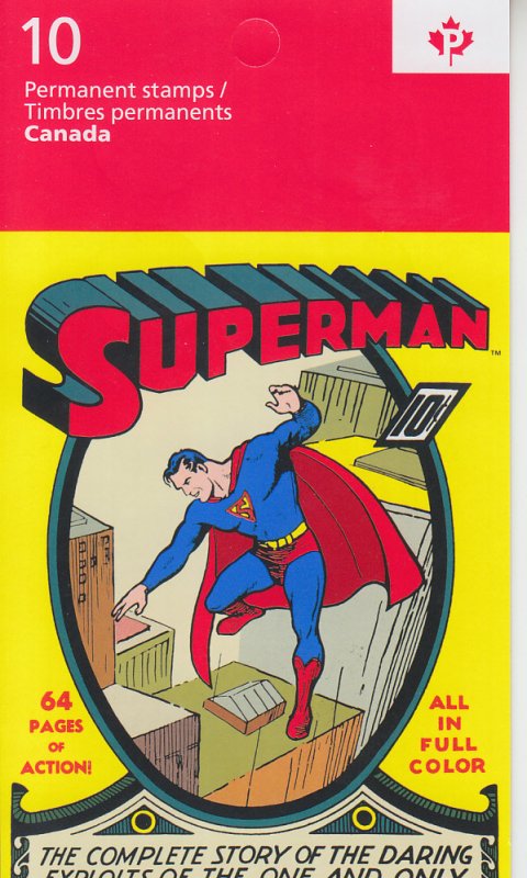 2013 Canada Superman Booklet (Scott 2683a)  MNH