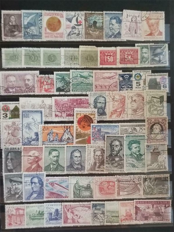 CZECHOSLOVAKIA Stamp Lot Used T1071