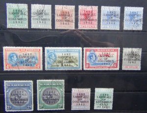 Bahamas 1942 450th Anniversary of Landing of Columbus set Used