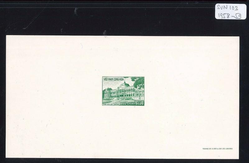 South Viet Nam - 1958-59 - Deluxe Sheet - Sc 100 - 107