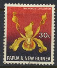 Papua New Guinea SG 162  SC# 290 used Flora Orchids Flowers see details