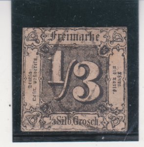 Germany - Thurn & Taxis, Northern District Scott #2 (1858) Used VF, CV $250.00