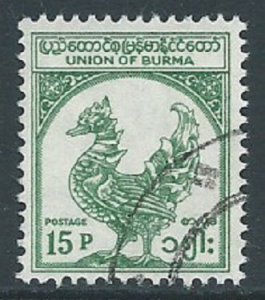 Burma, Sc #144, 15p Used