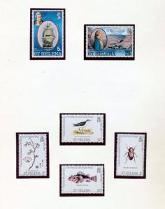 ST HELENA 1971/78 Ships Military Wildlife MNH (50+) SK 275