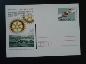 Rotary International district conference postal stationery card Poland 1997