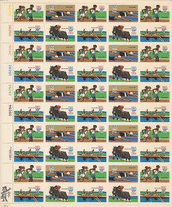 1791-94 Summer Olympic Games of 1980 Sheet of 50 MNH