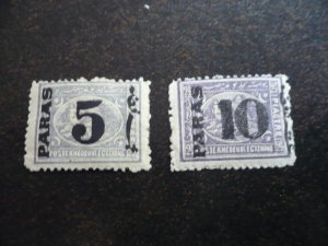 Stamps - Egypt - Scott# 27-28 - Mint Hinged Set of 2 Stamps