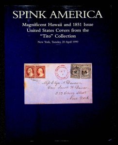 Spink America - Magnificent Hawaii and 1851 Issue US Covers Tito Collection