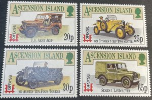 ASCENSION ISLAND # 636-639-MINT NEVER/HINGED--COMPLETE SET--1996