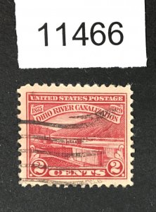 MOMEN: US STAMPS # 681 VF/XF USED LOT #11466