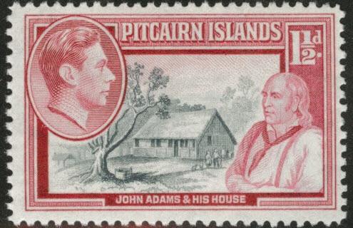 Pitcairn Islands Scott 3 MH* 1940 stamp