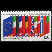 GERMANY 1989 - Scott# 1572 Parl.Elections Set of 1 NH