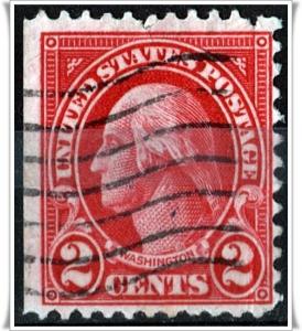 SC#634 2¢ Washington Single (1926) Used