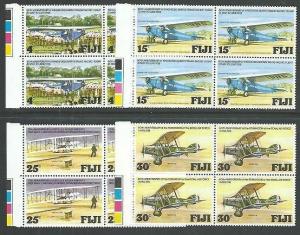 FIJI 1978 Aviation set blocks of 4 MNH.....................................64794