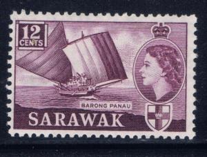 Sarawak 203 Hinged 1955 issue