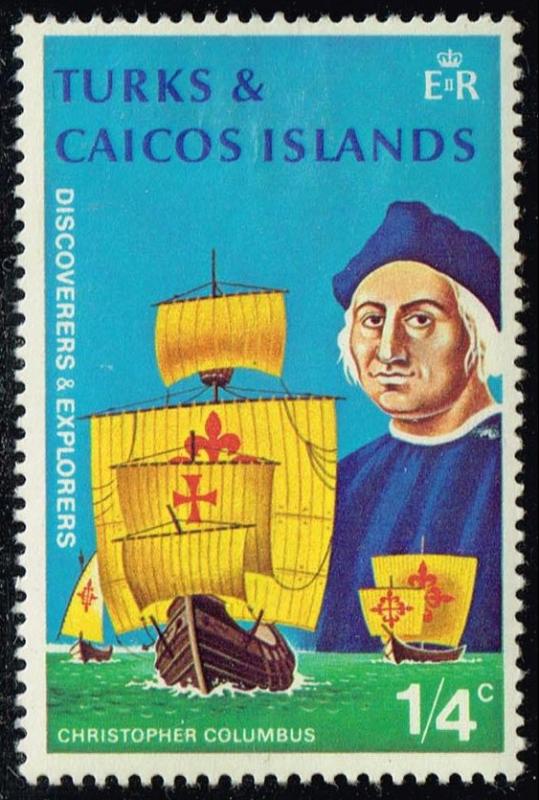 Turks & Caicos #253 Chirstopher Columbus; Unused (0.25)