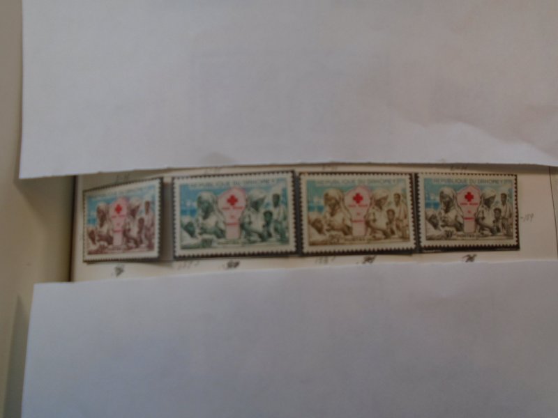 Dahomey  # 156-59  MLH